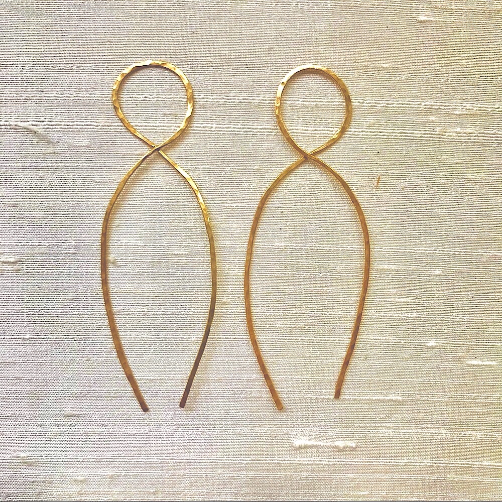 Artisan Made Gold Filled Earrings - Picture 2 of 6